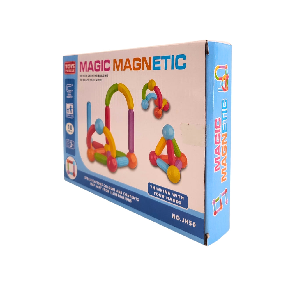 Jeu de construction magnétique éducatif 10 pc