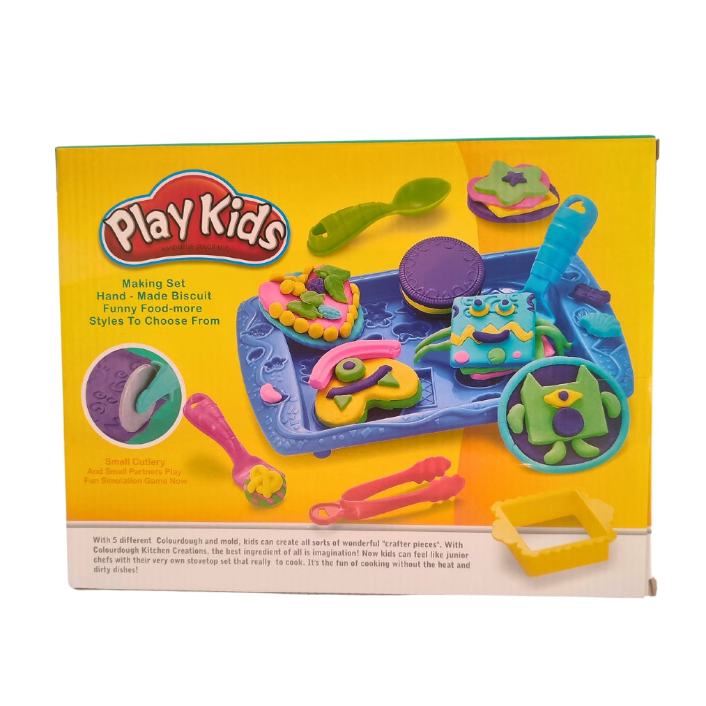 Pate à modeler plusieurs couleurs 5 pots + 12 accessoires - Créativité