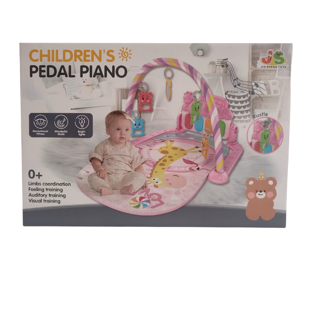 Tapis d'éveil confort Bleu / ROSE + Piano