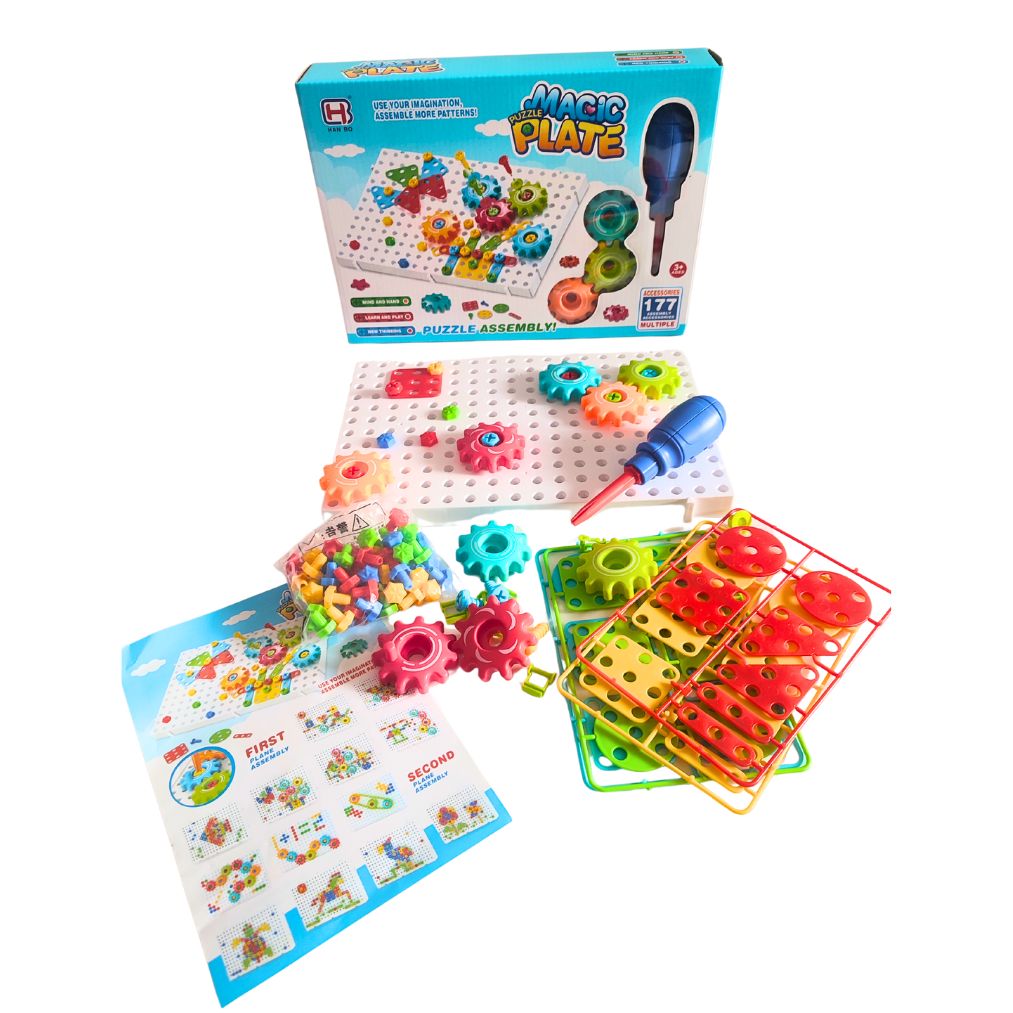 Jeu de constructions avec Tournevis 177pc