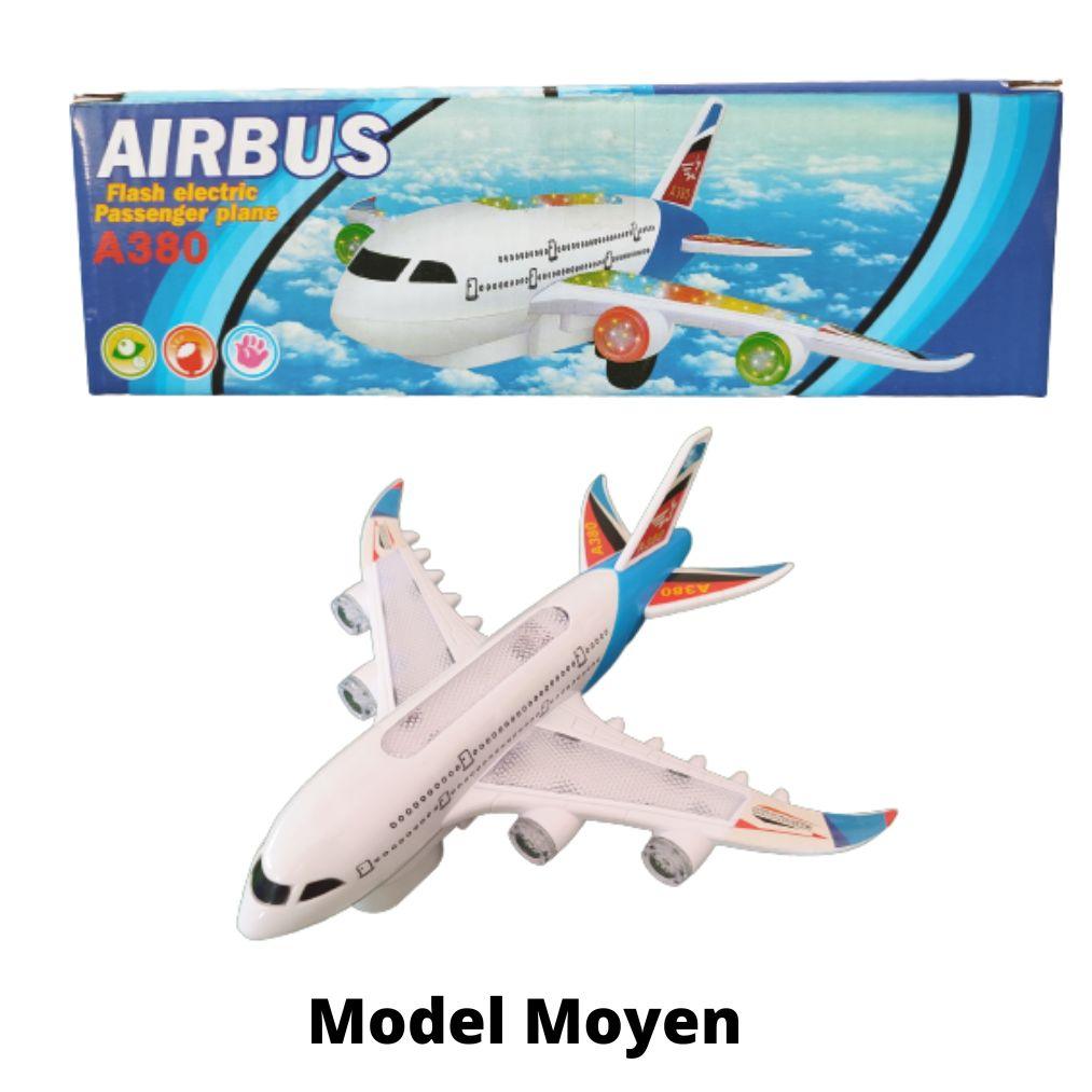 Avion Airbus A380 Sons et Lumières - Esprit Jouets Livraison en Tunisie - Jouets Pas Chers