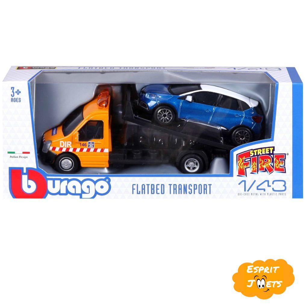 Dépanneuse + Voiture Burago - Esprit Jouets