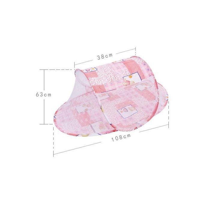 Moustiquaire Bébé Pliable Bleu ou Rose - Esprit Jouets