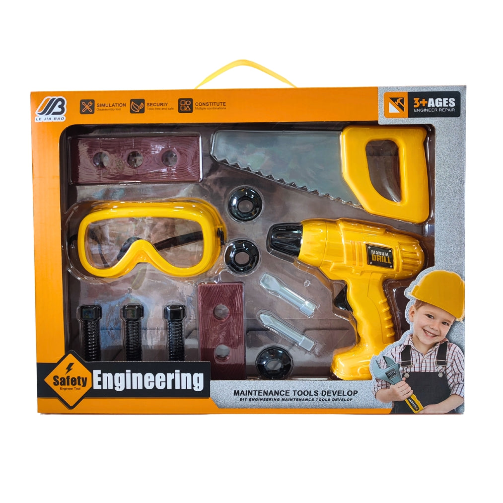 kit complet de bricolage avec visseuse enfant