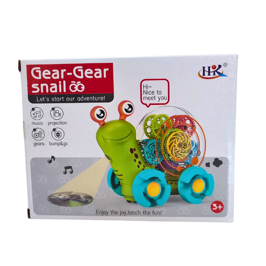 Jouet escargot lumineux et musical