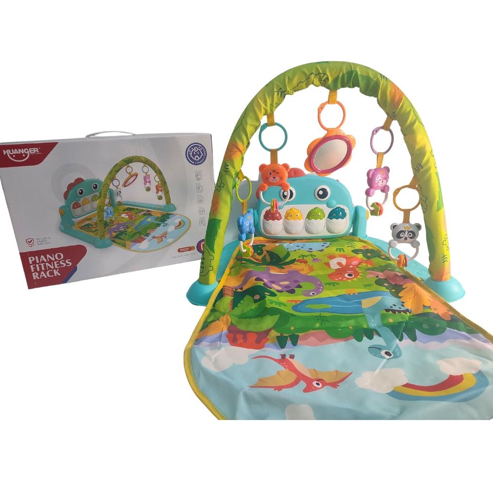 Tapis d'éveil bleu vert - Esprit Jouets Livraison en Tunisie - Jouets Pas Chers