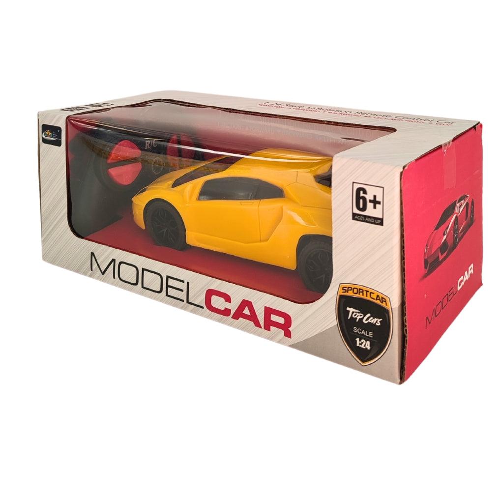 Jouet voiture télécommandée jaune - Esprit Jouets Livraison en Tunisie - Jouets Pas Chers