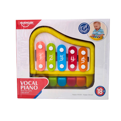 Piano musical bébé éducatif – jeu d’éveil sonore et couleurs (18 mois +)