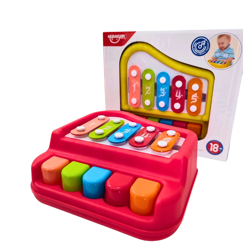 Piano musical bébé éducatif – jeu d’éveil sonore et couleurs (18 mois +)