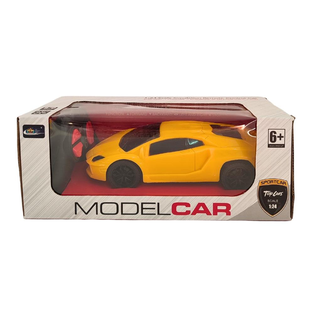Jouet voiture télécommandée jaune - Esprit Jouets Livraison en Tunisie - Jouets Pas Chers