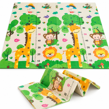 Tapis d’éveil bébé double face antichoc – 180 × 120 cm
