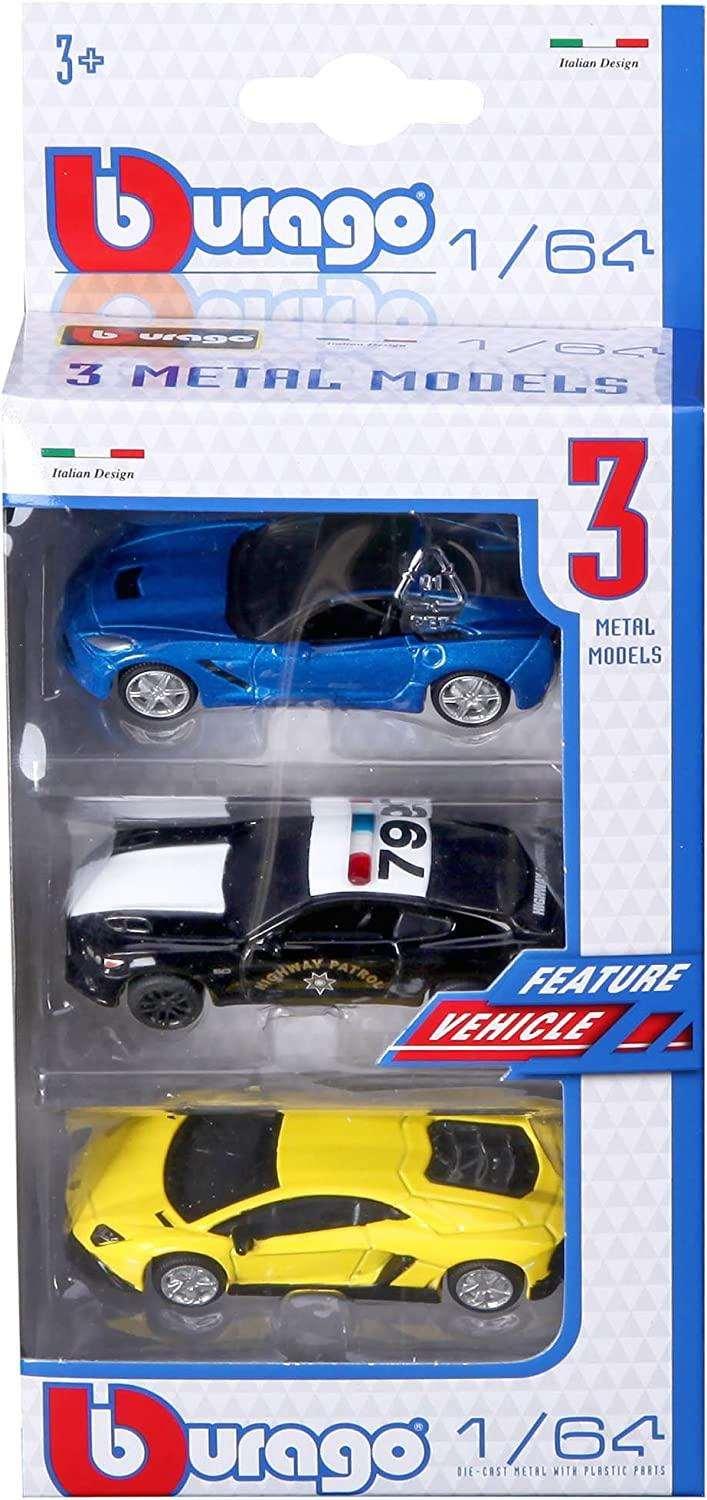Coffret 3 Véhicules Burago - Esprit Jouets Livraison en Tunisie - Jouets Pas Chers