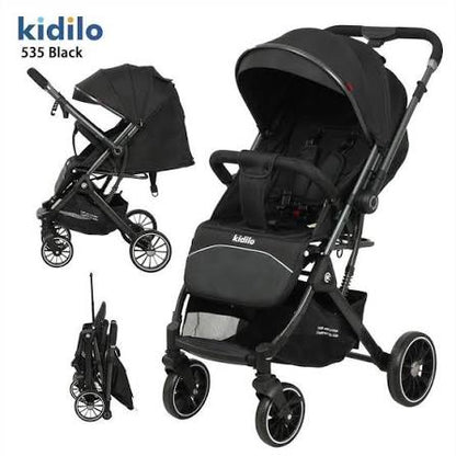 Poussette réversible Kidilo 535 – Face parent / Face route