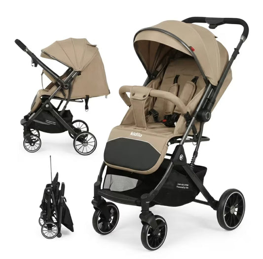 Poussette réversible Kidilo 535 – Face parent / Face route