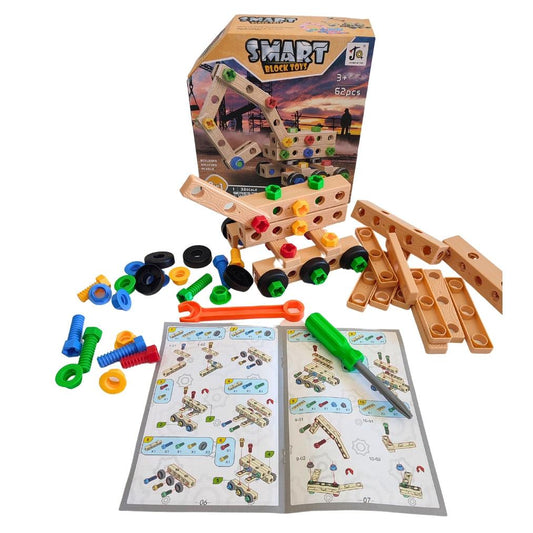 Smart construction 62 pièces Grand model - Esprit Jouets Livraison en Tunisie - Jouets Pas Chers
