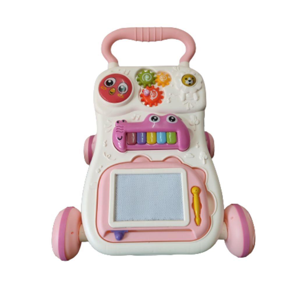 Aide à Marcher Trotteur Bleu ou Rose - Esprit Jouets