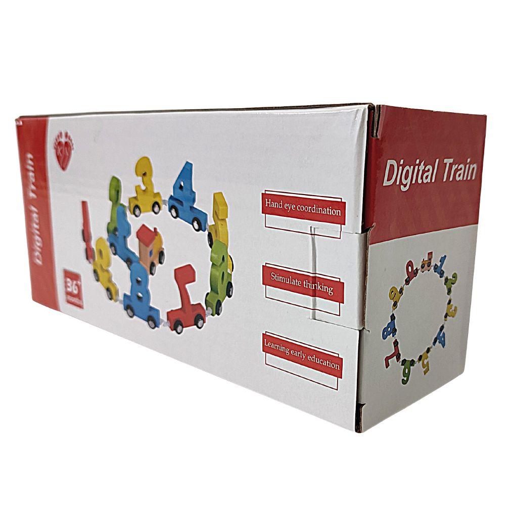 Circuit Train Educatif à Chiffres - Esprit Jouets Livraison en Tunisie - Jouets Pas Chers