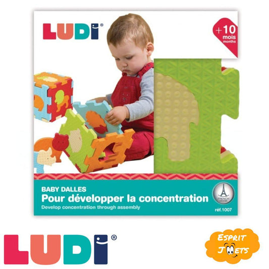 Jeu Educatif Tunisie 6 Baby Dalles 15x15 cm - Esprit Jouets