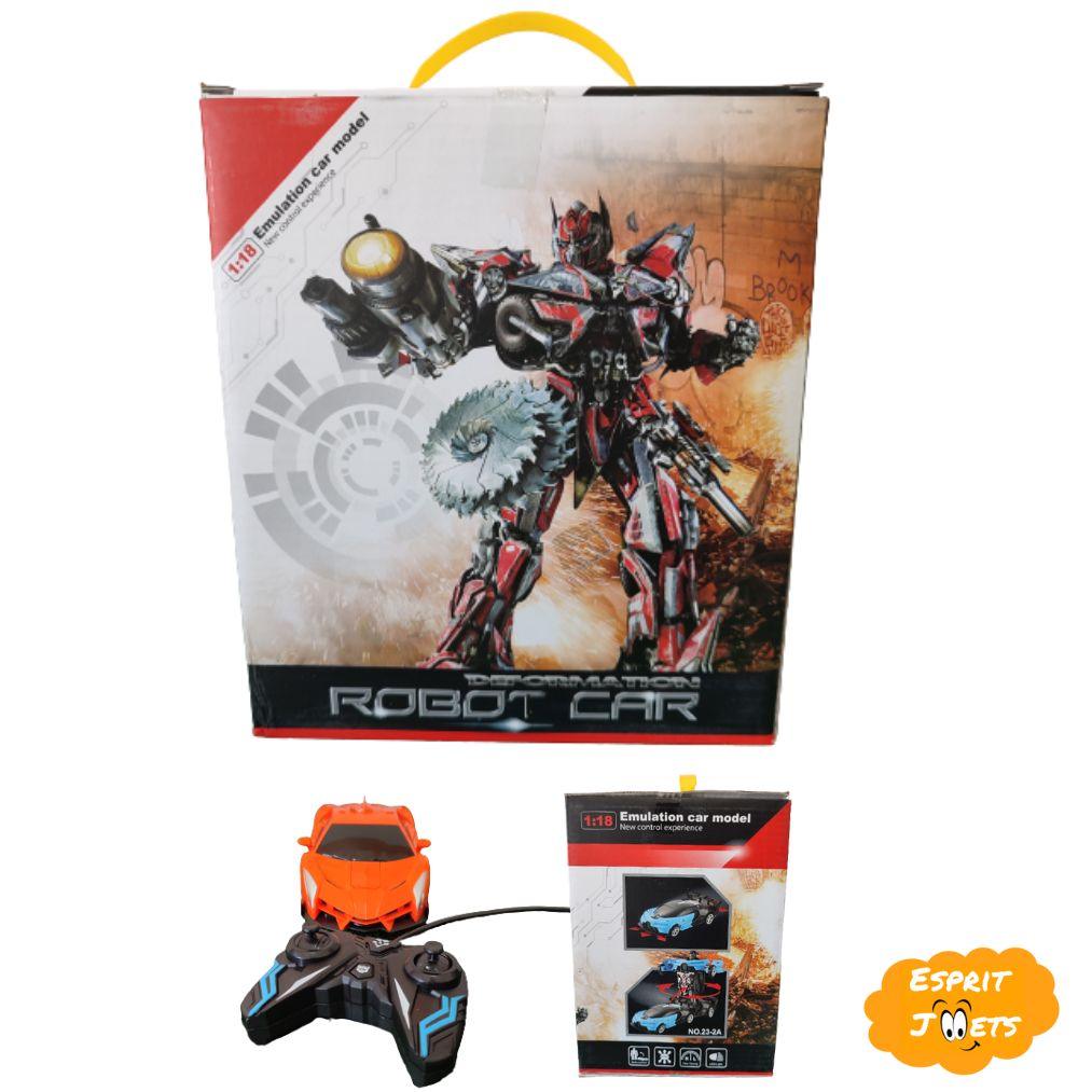 Robot Transformable en Voiture de Sport - Esprit Jouets