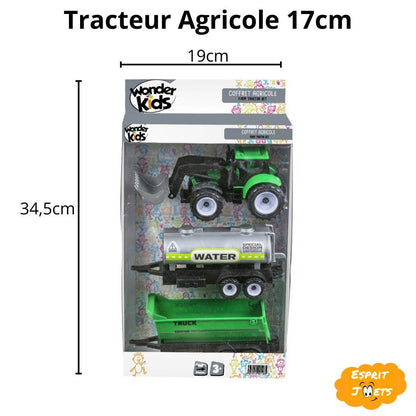 Tracteur agricole Coffret - Esprit Jouets